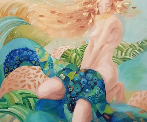 THE GIRL WITH THE FLAXEN HAIR